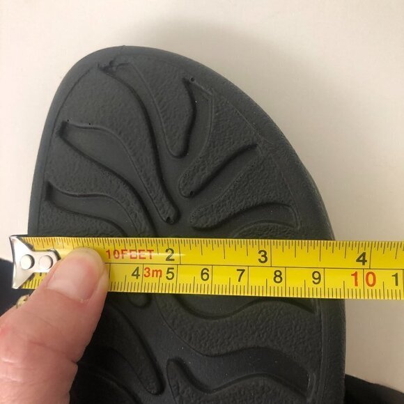 ECCO Black Patent Leather & Elastic Straps Sandals Sz‎ 40 - Picture 14 of 15